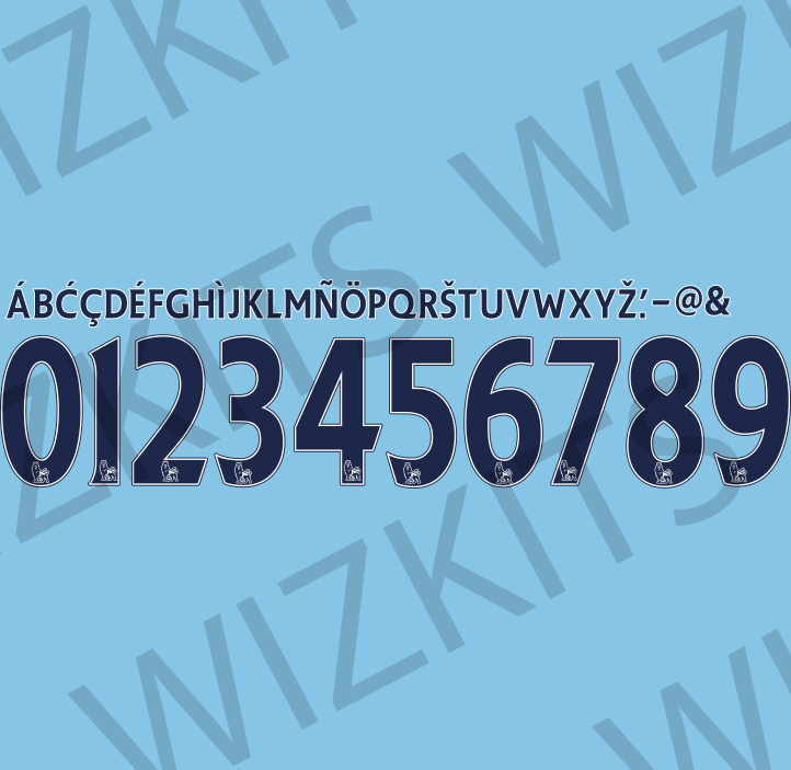 Custom 07-13 Premier League Flock Nameset | Your Name & Number - Wizkits