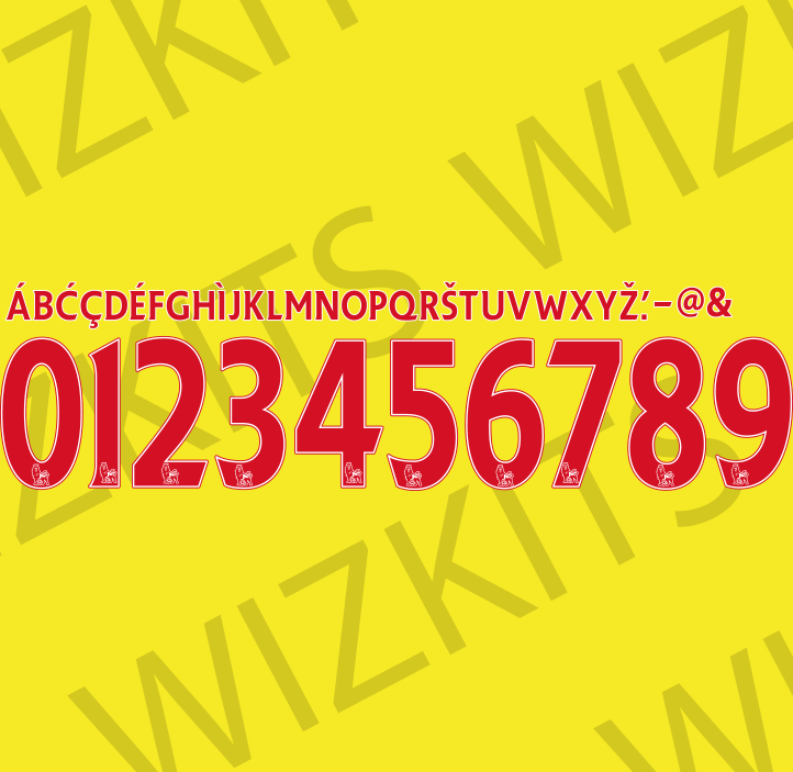 Custom 07-13 Premier League Flock Nameset | Your Name & Number - Wizkits