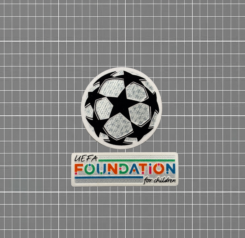 2021-24 UEFA Champions League Starball Patch Set + Foundation for Children