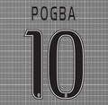 Pogba #10 Juventus 2015/16 Home Nameset