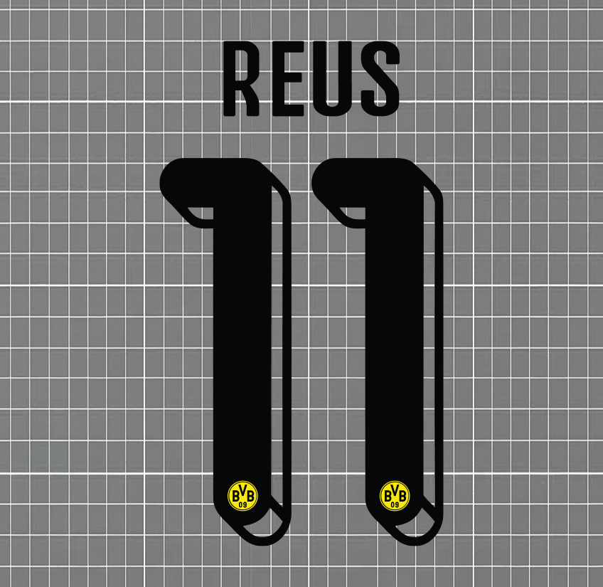 Reus #11 Borussia Dortmund 2015/16 Home Nameset - Wizkits