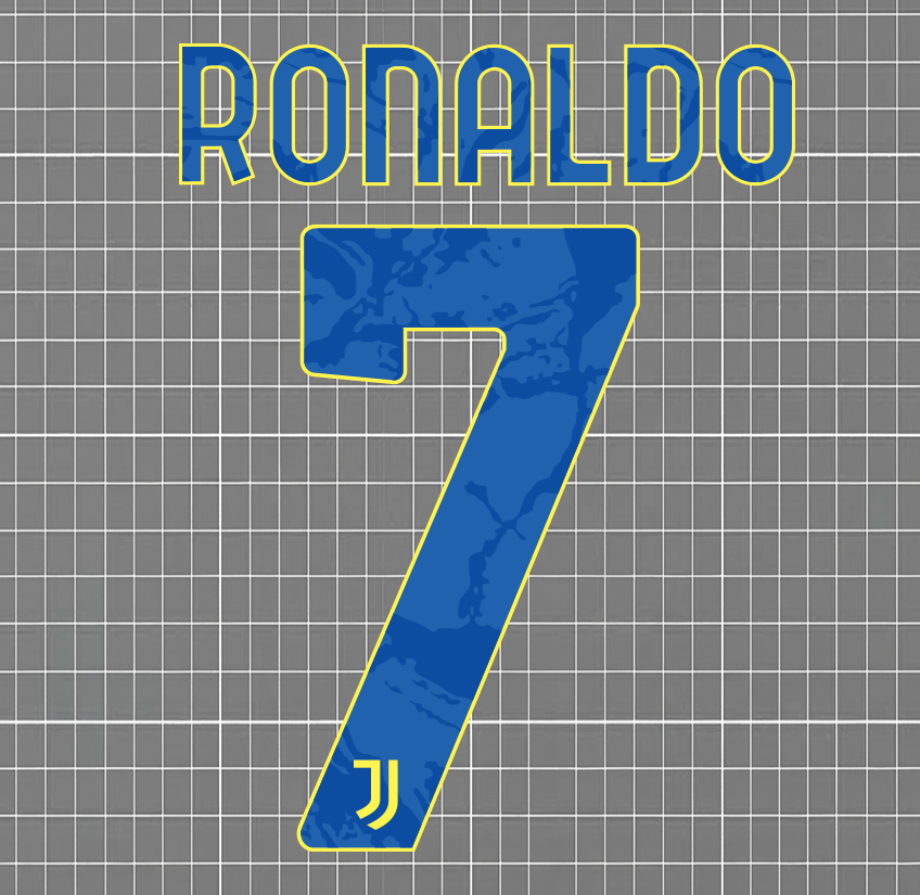 Ronaldo #7 Juventus 2021/22 Away Nameset - Wizkits