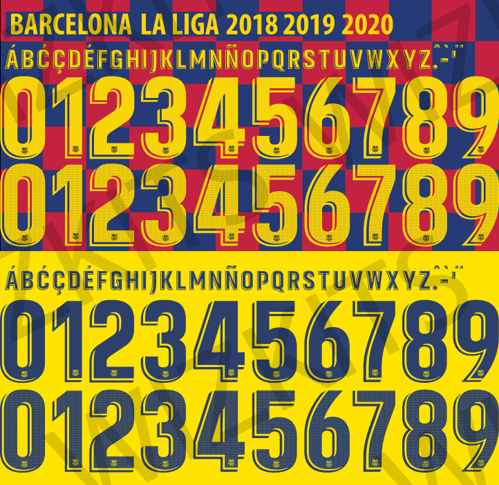 Custom 18-21 Barcelona La Liga Nameset | Your Name & Number - Wizkits
