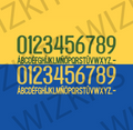Brasil 2010 Custom Nameset Blockout HTV