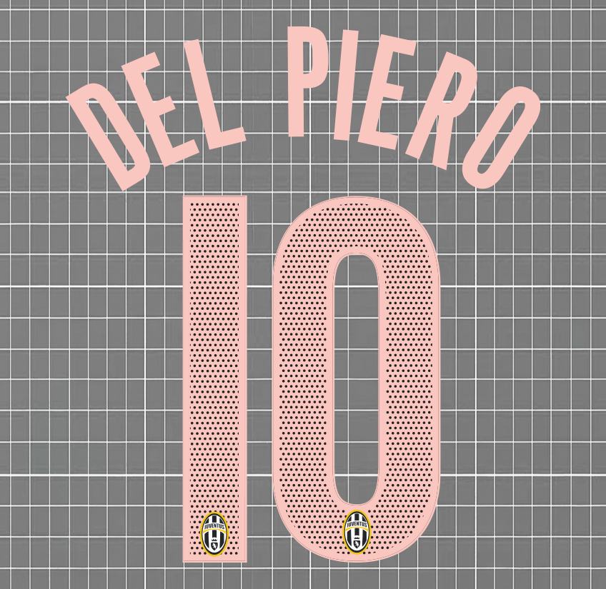 Del Piero #10 Juventus 2004/05 Third Nameset - Wizkits