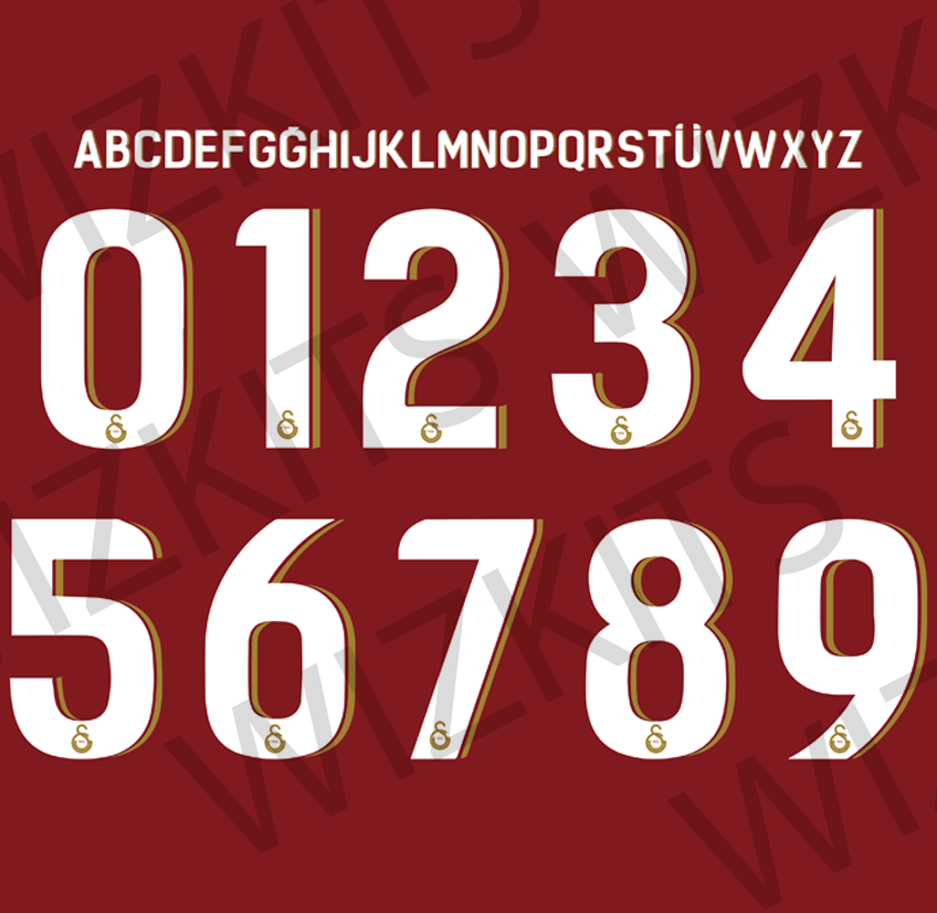 Custom 25/26 Galatasaray UCL Nameset | Your Name & Number - Wizkits
