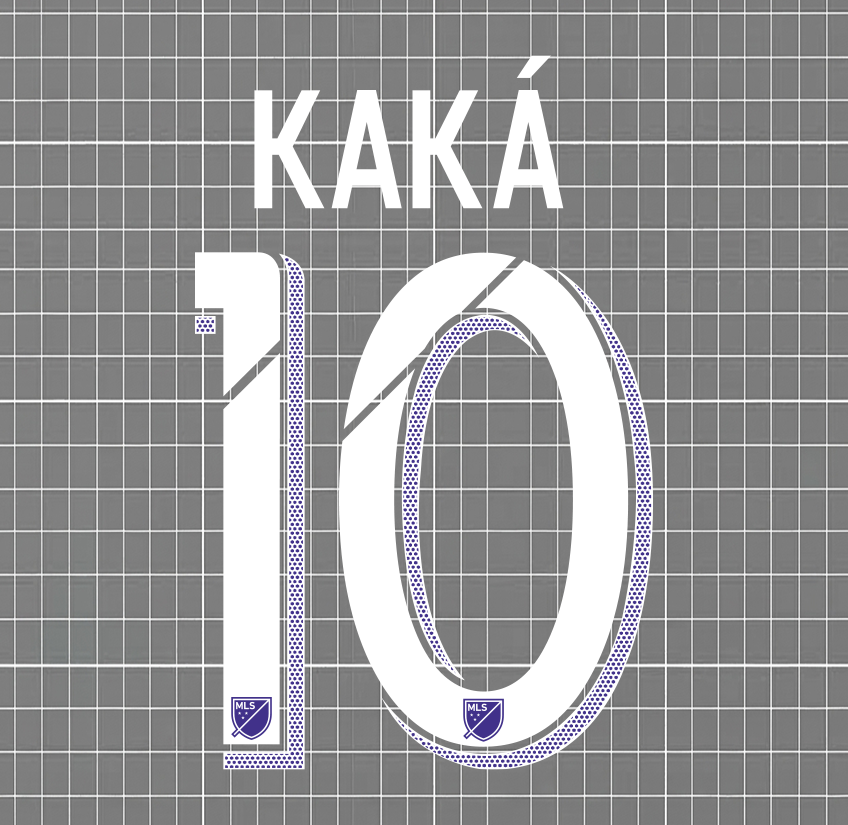 Kaká #10 Orlando City 2015/16 Nameset Blockout HTV