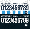 Málaga CF 2012/13 Custom Nameset Blockout HTV