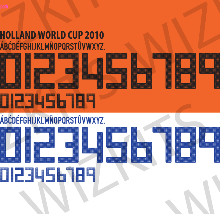Custom Netherlands 2010 World Cup Nameset | Your Name & Number - Wizkits