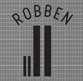 Robben #11 Netherlands 2006 Home Nameset Blockout HTV