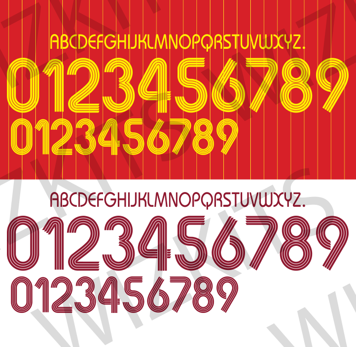 Spain 2006 Custom Nameset Blockout HTV