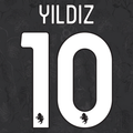Yıldız #10 Juventus 2025/26 Third Nameset Blockout HTV