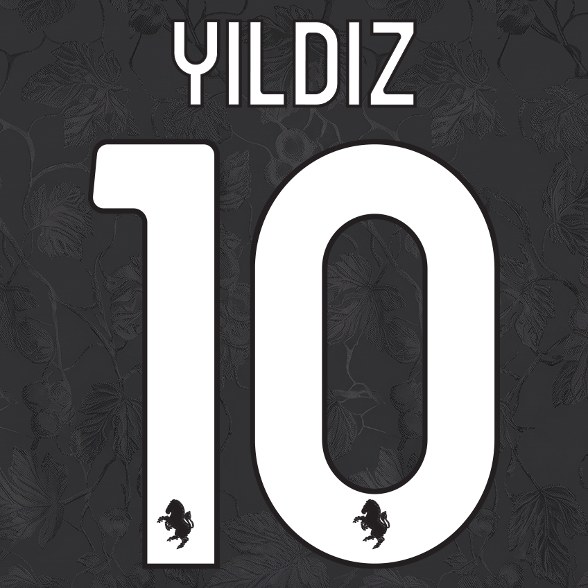 Yıldız #10 Juventus 2025/26 Third Nameset Blockout HTV
